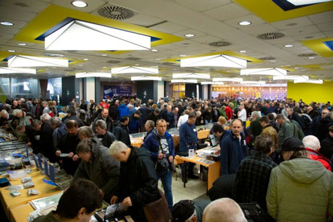 Pohled do sálu na jarním Sběrateli